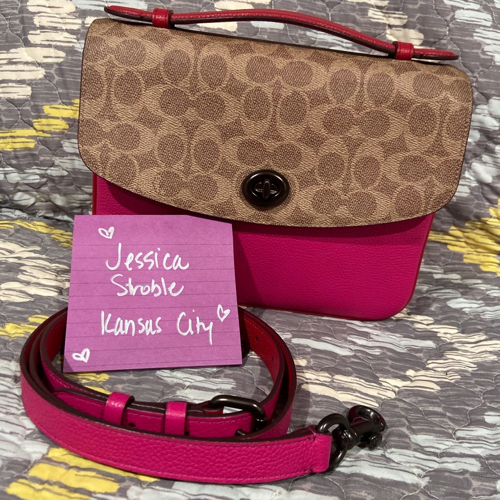 Coach Cassie In Signature Canvas Color Blocking